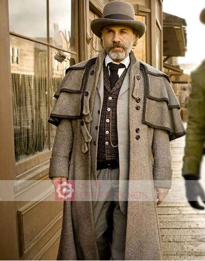 Django Unchained Christoph Waltz (Dr. King Schultz) Trench Coat