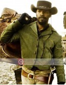 Django Unchained Jamie Foxx Green Suede Jacket