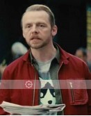 Mission Impossible 5 Simon Pegg (Benji Dunn) Suede Jacket