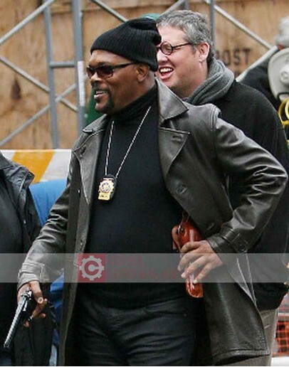The Other Guys Samuel L. Jackson Leather Coat