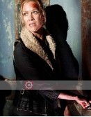 The Walking Dead Laurie Holden Shearling Leather Vest