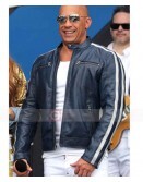 Fast and Furious 9 Vin Diesel Concert Blue Leather Jacket