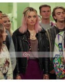 Sex Education Maeve Wiley Leather Jacket