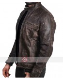 Vintage New Distressed Biker Leather Jacket
