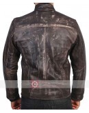 Vintage New Distressed Biker Leather Jacket