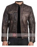 Vintage New Distressed Biker Leather Jacket
