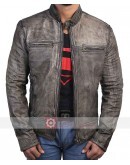 Vintage New Distressed Biker Leather Jacket