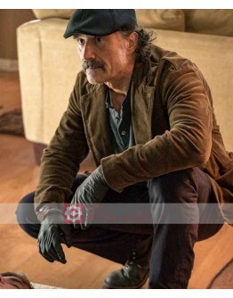 Chicago P.D Elias Koteas Brown Blazer Jacket