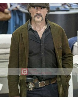 Chicago P.D Elias Koteas Brown Blazer Jacket