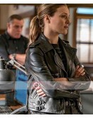 Chicago P.D Tracy Spiridakos Biker Leather Jacket