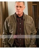 Chicago P.D Jason Beghe Distressed Leather Jacket