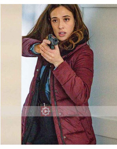 Chicago P.D Marina Squerciati Maroon Jacket