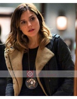 Chicago P.D Sophia Bush Shearling Jacket