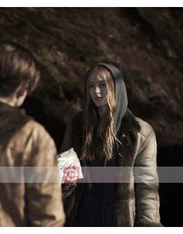 Dark Gina Stiebitz Shearling Jacket
