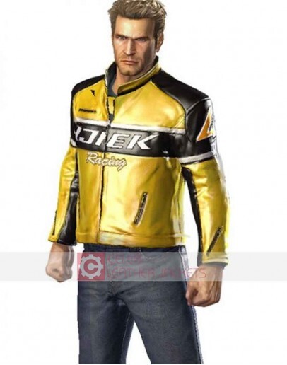 Dead Rising 2 Chuck Greene Yellow Leather Jacket