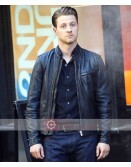 Gotham Ben McKenzie Black Leather Jacket