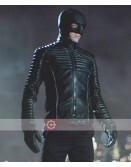 Gotham David Mazouz Quilted Leather Jacket