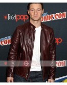 Gotham Ben McKenzie Brown Leather Jacket