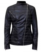 Power Lela Loren (Angela Valdes) Leather Jacket