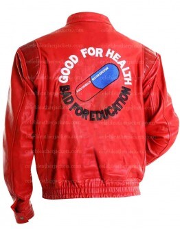 Akira Kaneda Pill Red Motorcycle Jacket