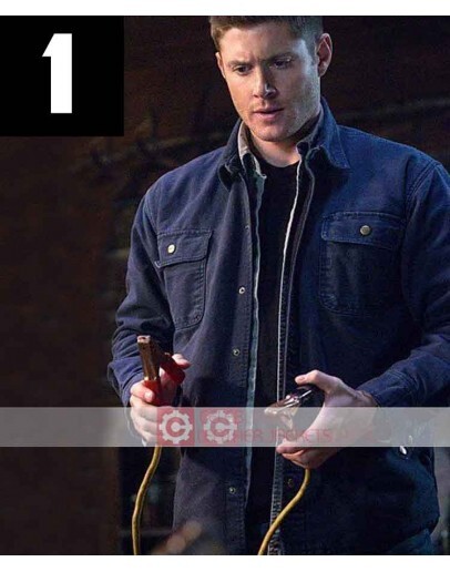 Supernatural Jensen Ackles (Dean Winchester) Blue Jacket
