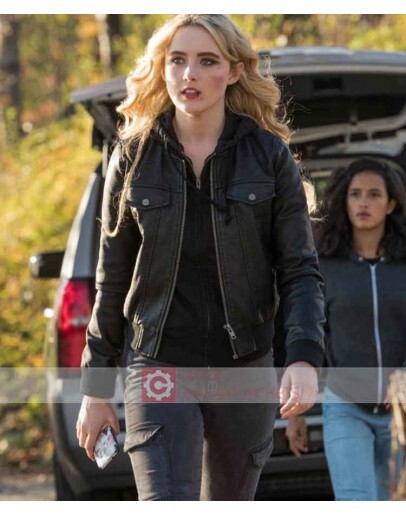 Supernatural Kathryn Newton Leather Jacket