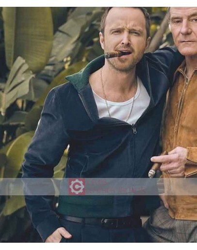 Aaron Paul Black Suede Jacket