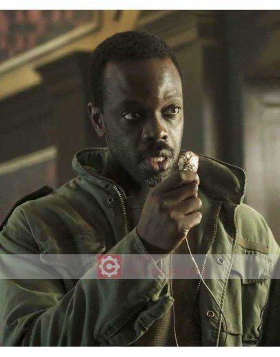 Altered Carbon Ato Essandoh Green Jacket