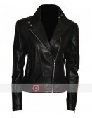 Fringe Anna Torv Biker Leather Jacket