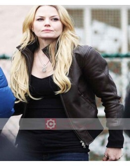 Once Upon A Time Jennifer Morrison Brown Leather Jacket