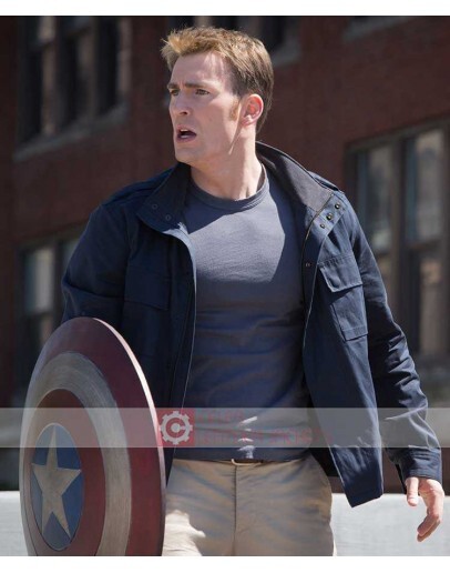 Captain America Winter Soldier Chris Evans Jacket