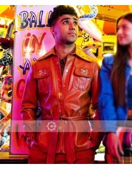 Sex Education Chaneil Kular Leather Jacket