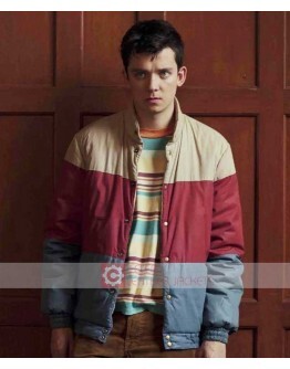 Sex Education Asa Butterfield Satin Jacket 