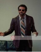 American Hustle Bradley Cooper Brown Leather Jacket