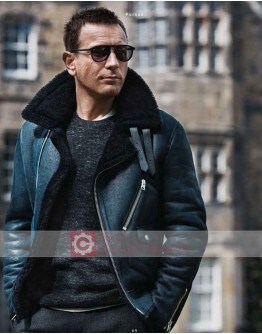 Ewan McGregor Shearling Leather Jacket