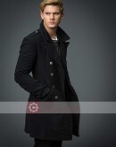 Fallen Jeremy Irvine (Daniel Grigori) Black Coat