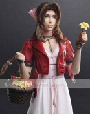 Final Fantasy 7 Remake Aerith Gainsborough Red Costume Jacket