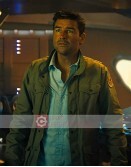 Godzilla Kyle Chandler (Dr. Mark Russell) Military Jacket