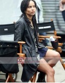 High Fidelity Zoe Kravitz (Rob) Leather Coat
