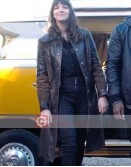 Kat And The Band Ella Hunt Leather Coat