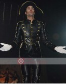 Napolean Style Military Uniform Leather Jacket