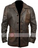 Supernatural Jensen Ackles Distressed Leather Coat