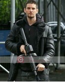 The Punisher Ben Barnes Shearling Leather Jacket