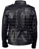 WW2 German Military Uniform Black Leather Jacket