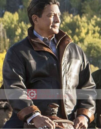 Yellowstone Gil Birmingham (Thomas Rainwater) Leather Jacket