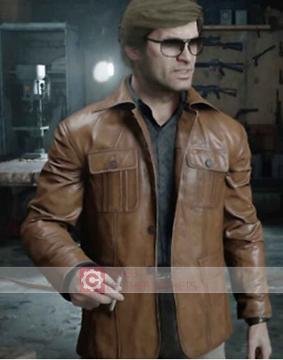 Call of Duty Black Ops Russell Adler Leather Jacket