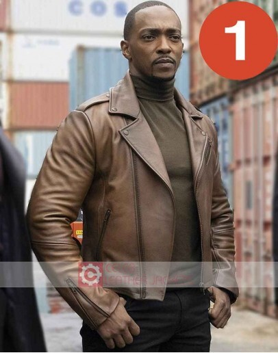The Falcon and the Winter Soldier Anthony Mackie Leather Jacket