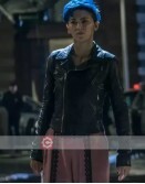The Matrix Resurrections Jessica Henwick (Bugs) Leather Jacket