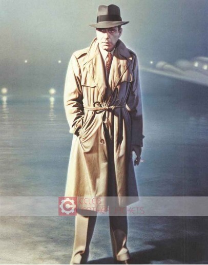 Casablanca Humphrey Bogart (Rick Blaine) Trench Coat