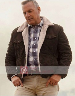 Let Him Go Kevin Costner (George Blackledge) Shearling Jacket